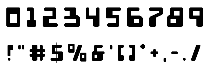 Xped Title Font OTHER CHARS