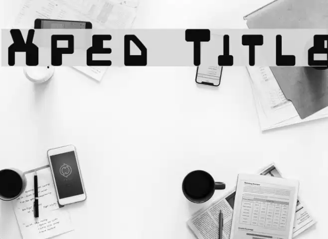 Xped Title Example 3