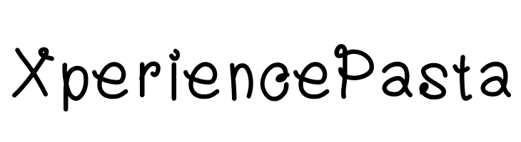 XperiencePasta Font
