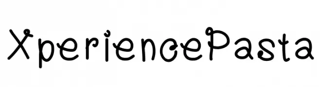 XperiencePasta  Free Fonts Download
