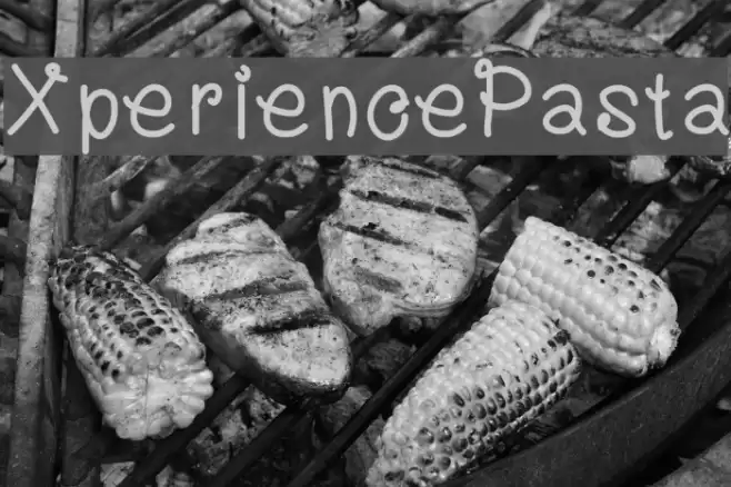 XperiencePasta Font examples