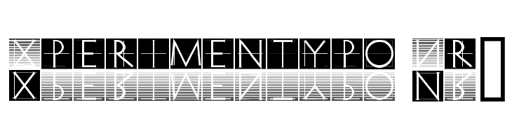 Xperimentypo Nr1  font caratteri gratis