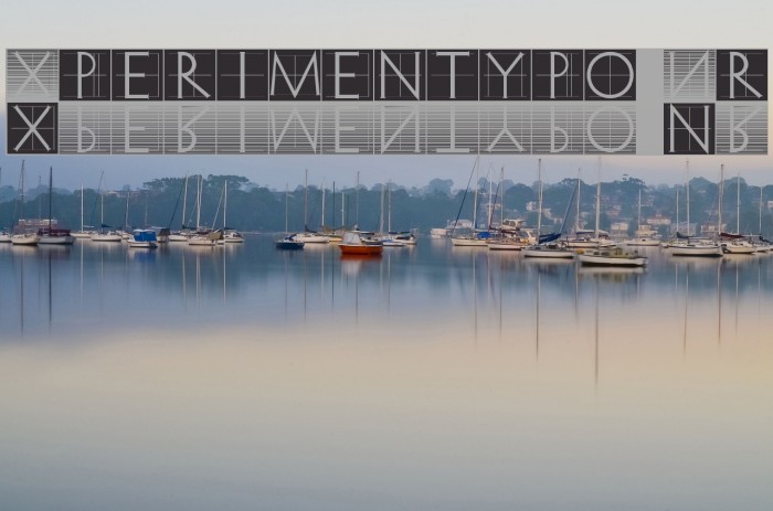 Xperimentypo Nr1 Font examples