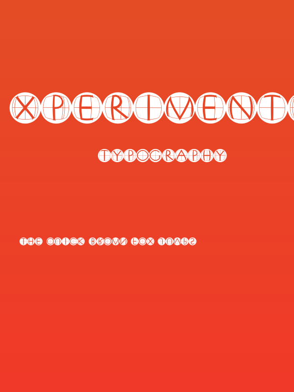 XperimentypoFSBlack Poster