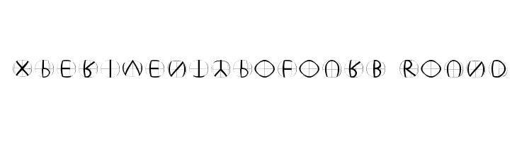 XperimentypoFourB Round Шрифта
