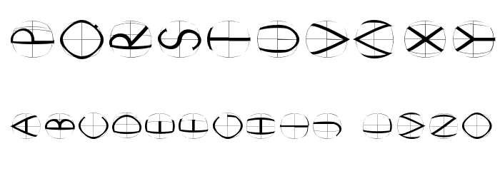 XperimentypoFourB Round Font OTHER CHARS