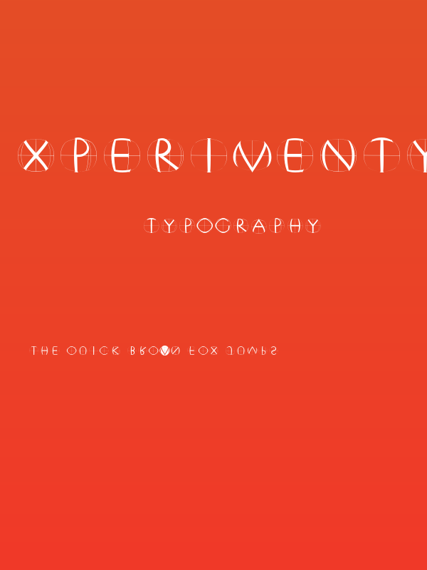 XperimentypoFourB Round Poster