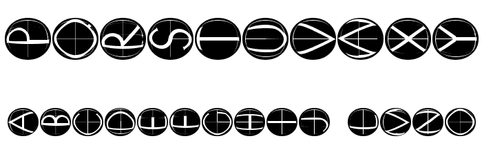 XperimentypoFourC RoundInvers Font OTHER CHARS