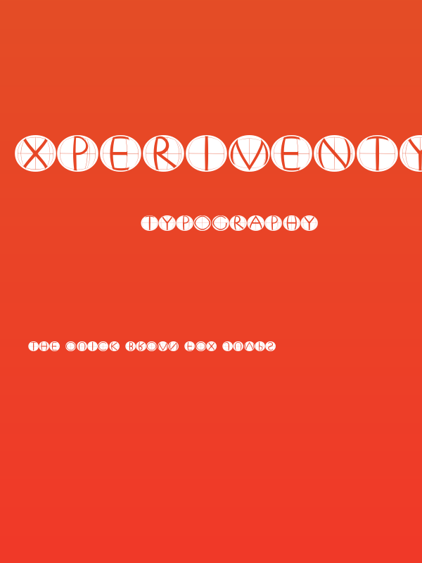 XperimentypoFourC RoundInvers Poster