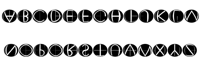XperimentypoFourC RoundInvers Font LOWERCASE