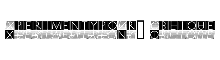 XperimentypoNr1 Oblique  Free Fonts Download