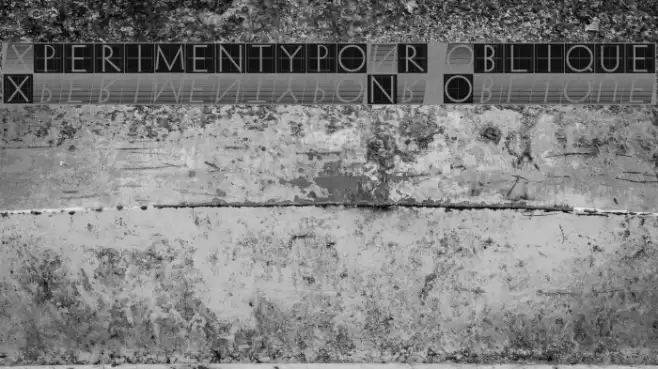 XperimentypoNr1 Oblique Font examples