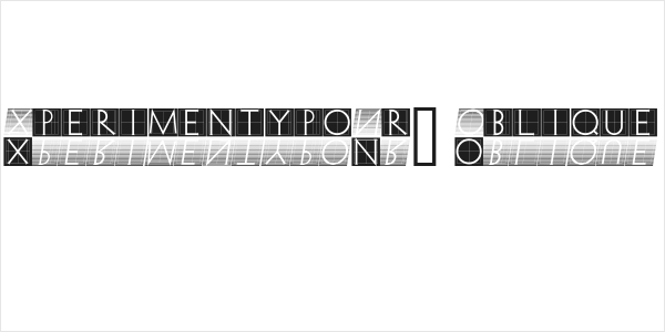 XperimentypoNr1 Oblique Logo