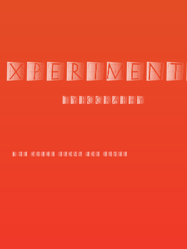 XperimentypoStripes-Two Poster