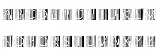 XperimentypoStripes-Two Polices MINUSCULES