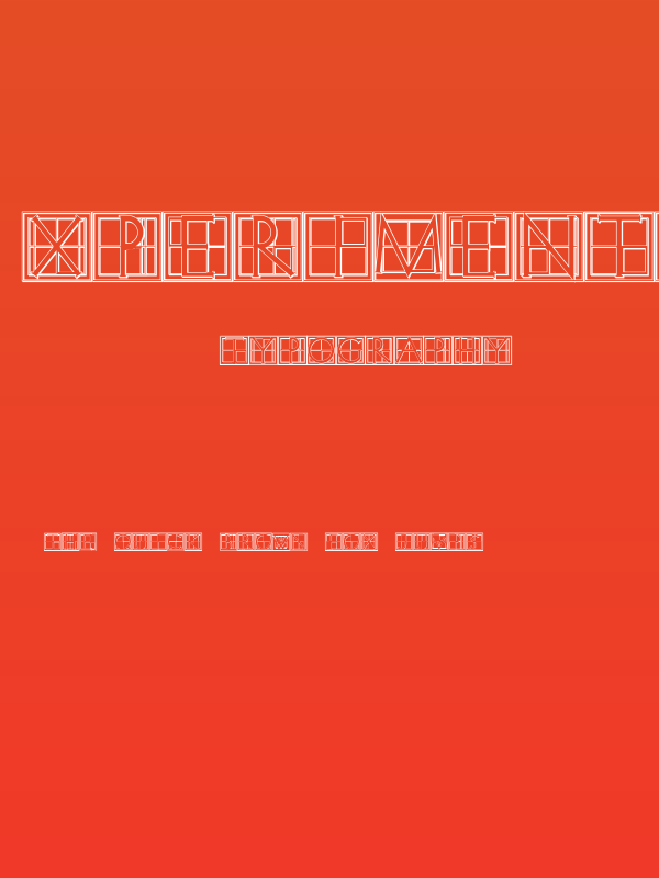 XperimentypoThree-B-Square Poster