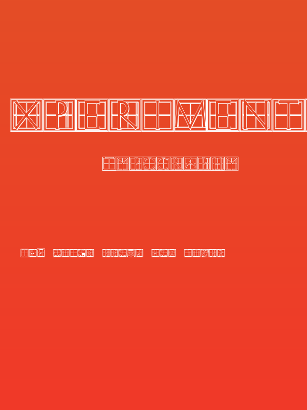 XperimentypoThree-C-Square Poster