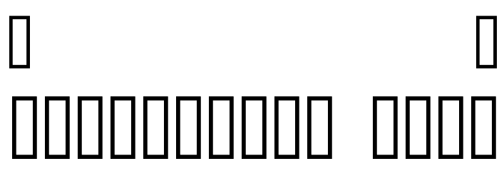 XperimentypoThree Squares Font OTHER CHARS