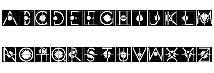 XperimentypoTwoCrazy Font LOWERCASE