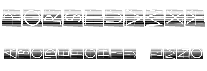 XperimentypoTwoStripes Font OTHER CHARS