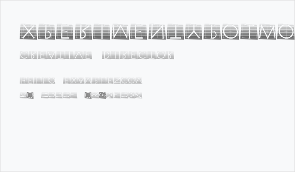 XperimentypoTwoStripes Business Card