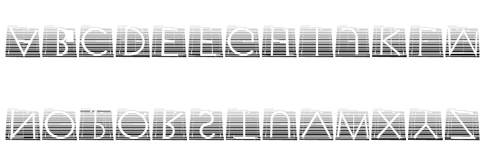XperimentypoTwoStripes Font LOWERCASE