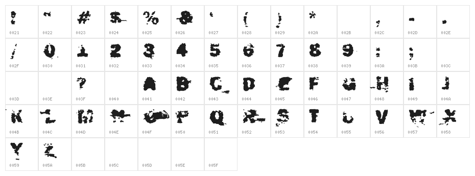 Xposed Character Map