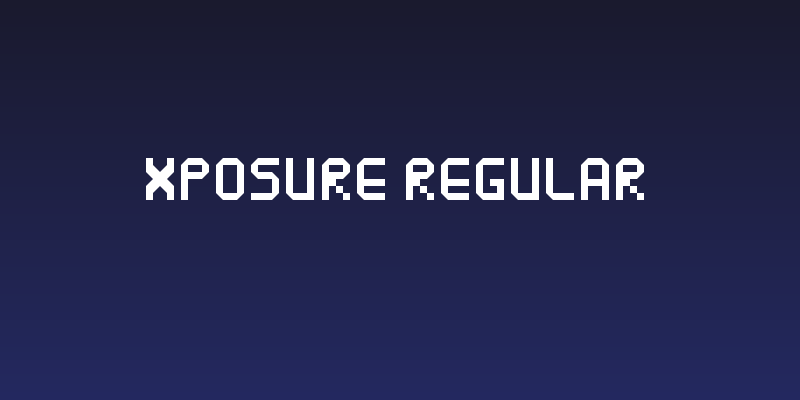 Xposure Regular Social Header
