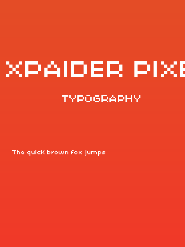 xpaider pixel explosion 01 Poster