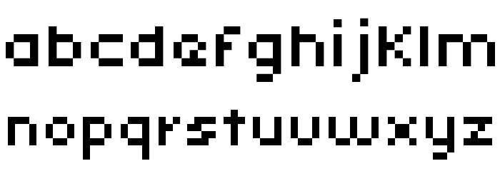 xpaider pixel explosion 01 Schriftart Kleinbuchstaben