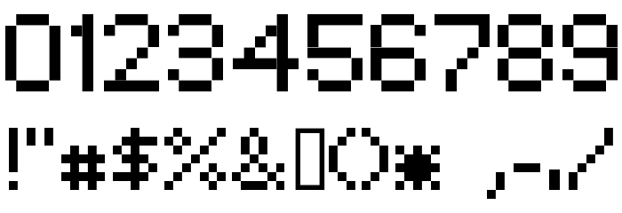 xpaider pixel explosion 02 Font OTHER CHARS