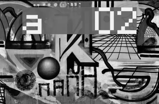 xpaider pixel explosion 02 フォント examples