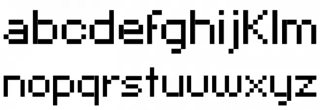 xpaider pixel explosion 02 Font LOWERCASE
