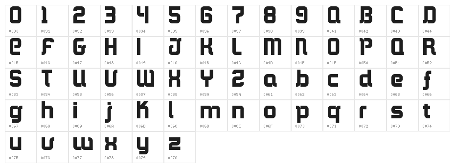 xpdr_atmos 00 Character Map