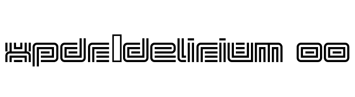 xpdr_delirium 00  नि: शुल्क फ़ॉन्ट्स डाउनलोड