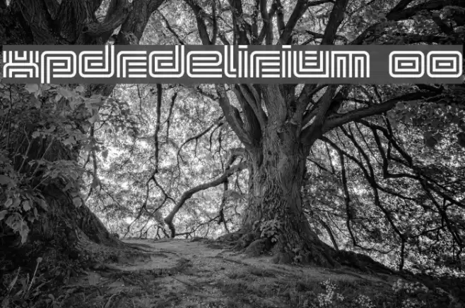 xpdr_delirium 00 Font examples