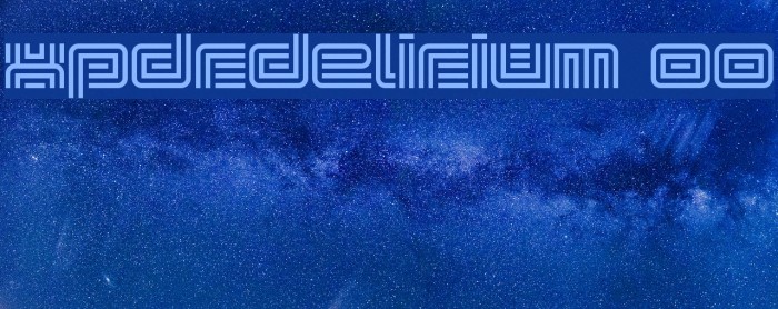 xpdr_delirium 00 Font examples