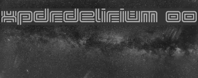 xpdr_delirium 00 Font examples
