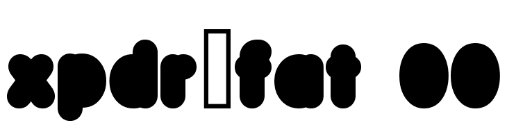 xpdr_fat 00 Font