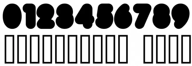 xpdr_fat 00 Font OTHER CHARS