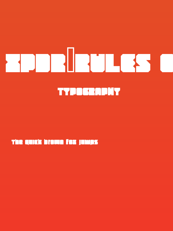 xpdr_rules 00 Poster