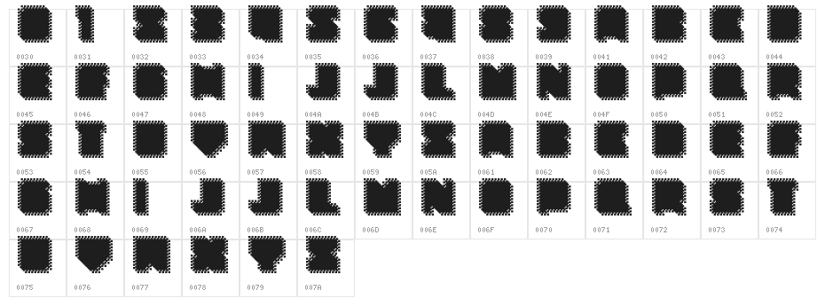 xpdr_splash 00 Character Map