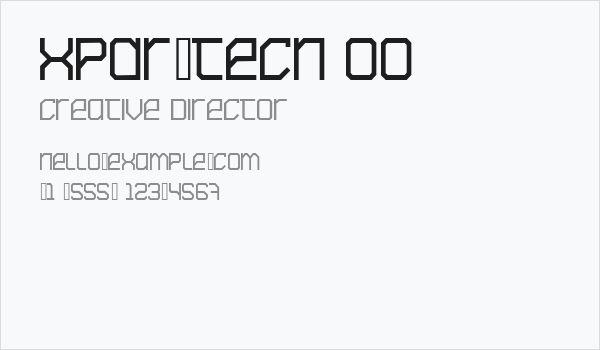 xpdr_tech 00 Business Card