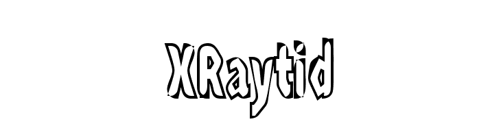 XRaytid  font caratteri gratis