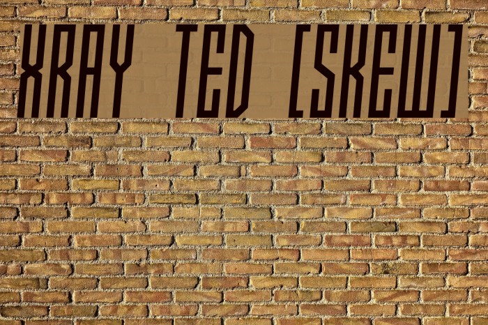 Xray Ted [skew] Example 3