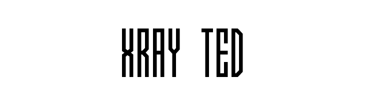 Xray Ted Font