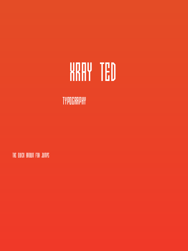 Xray Ted Poster