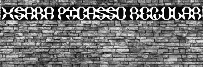 XSARA PICASSO Regular Font examples