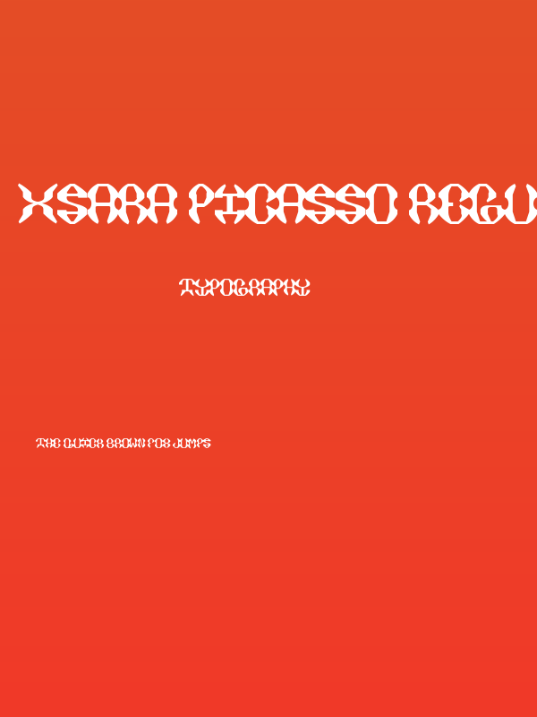 XSARA PICASSO Regular Poster