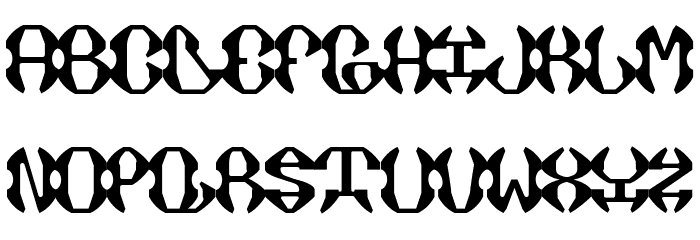 XSARA PICASSO Regular Font LOWERCASE
